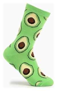 Носки женские "Авокадо", цвет зелёный, размер 36-39 HOBBY LINE