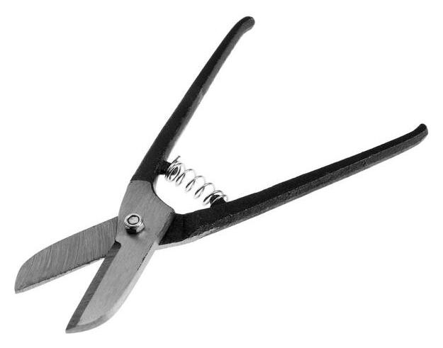 Ножницы по металлу лом, прямой рез, металлические рукоятки, 250 мм  LOM