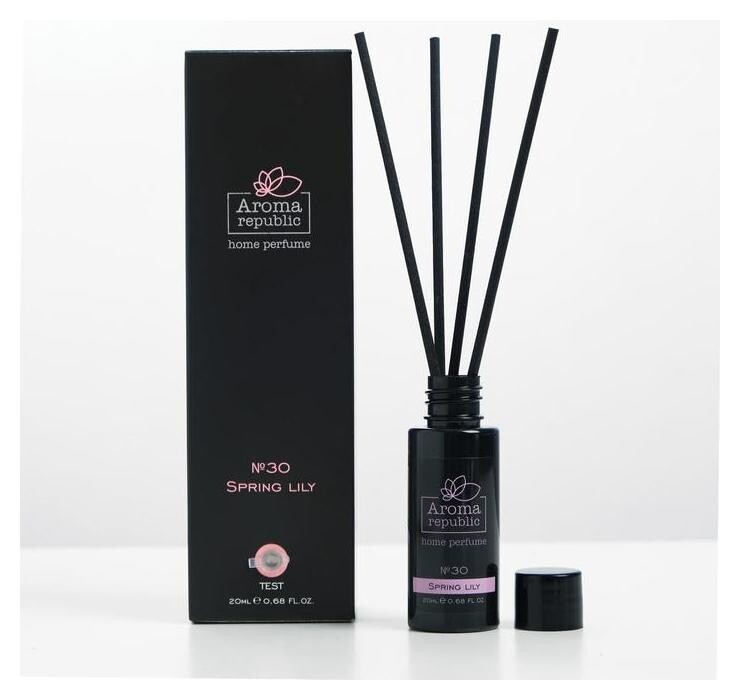 Диффузор ароматический Aroma Republic, 20 мл, "Spring Lily", ландыш и тархун  