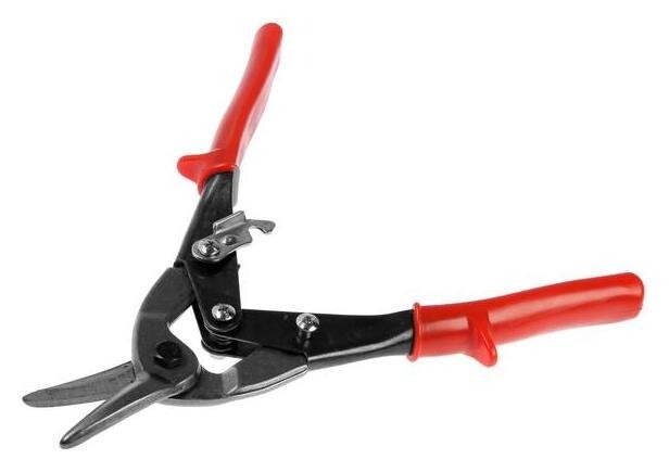 Ножницы по металлу лом, 250 мм, пластиковые рукоятки, правый рез  LOM