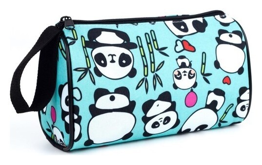 Косметичка на молнии, цвет голубой  Бако Текстиль