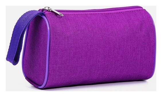 Косметичка, отдел на молнии, цвет сиреневый  Бако Текстиль