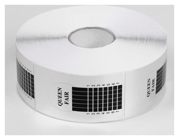 Формы для наращивания ногтей, узкие, 500 шт, цвет серебристый  Queen Fair