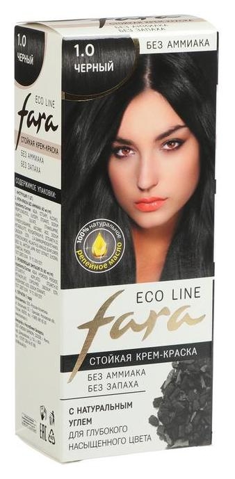 Краска для волос Fara Eco Line 1.0 чёрный