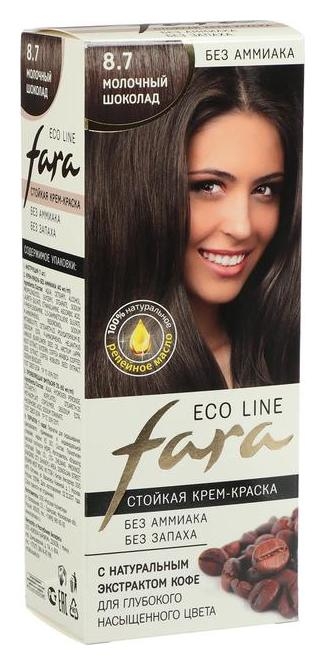 Краска для волос Fara Eco Line 8.7 молочный шоколад