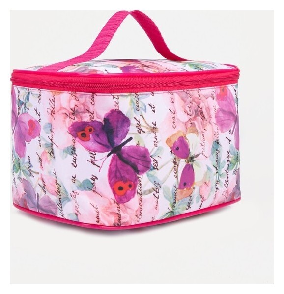 Косметичка на молнии, цвет розовый  Бако Текстиль