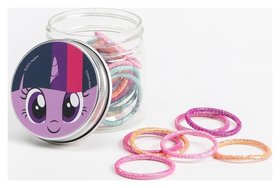 Набор резинок для волос в банке "Искорка", 20 шт, My Little Pony Hasbro