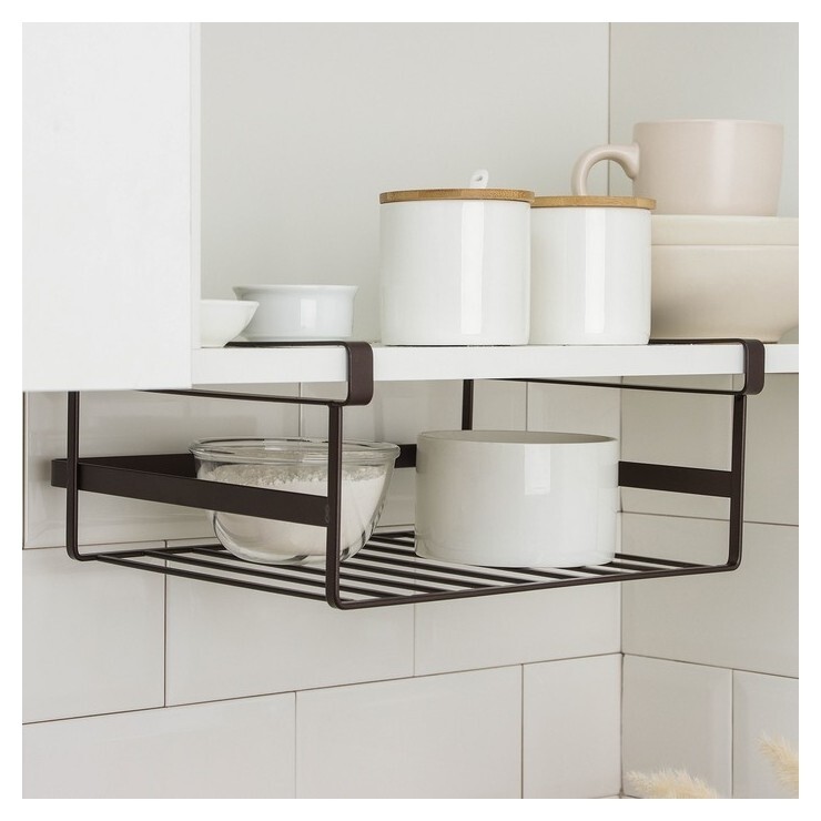 Корзина подвесная доляна, 30×26×13см, цвет коричневый  Доляна