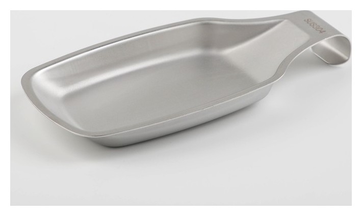 Подставка из нержавеющей стали для кухонных принадлежностей, 22,5×11×2,5, цвет серебряный