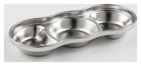 Подставка из нержавеющей стали для кухонных принадлежностей, 19,5×8,5×2,6, цвет серебряный 