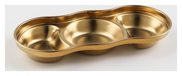 Подставка из нержавеющей стали для кухонных принадлежностей, 20×8,5×2,6, цвет золотой