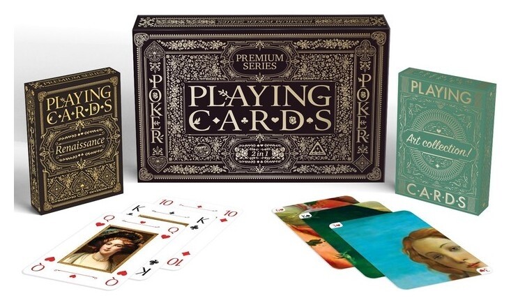 Подарочный набор 2 в 1 «Playing Cards. Premium Series», 2 колоды карт  Лас Играс