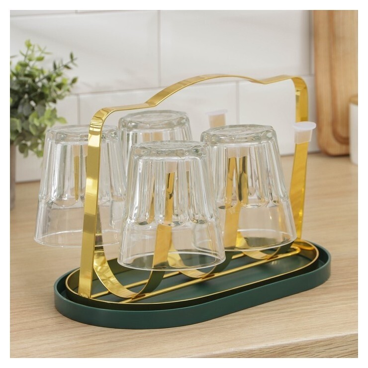 Подставка для кружек доляна «Империя», 6 крючков  Доляна