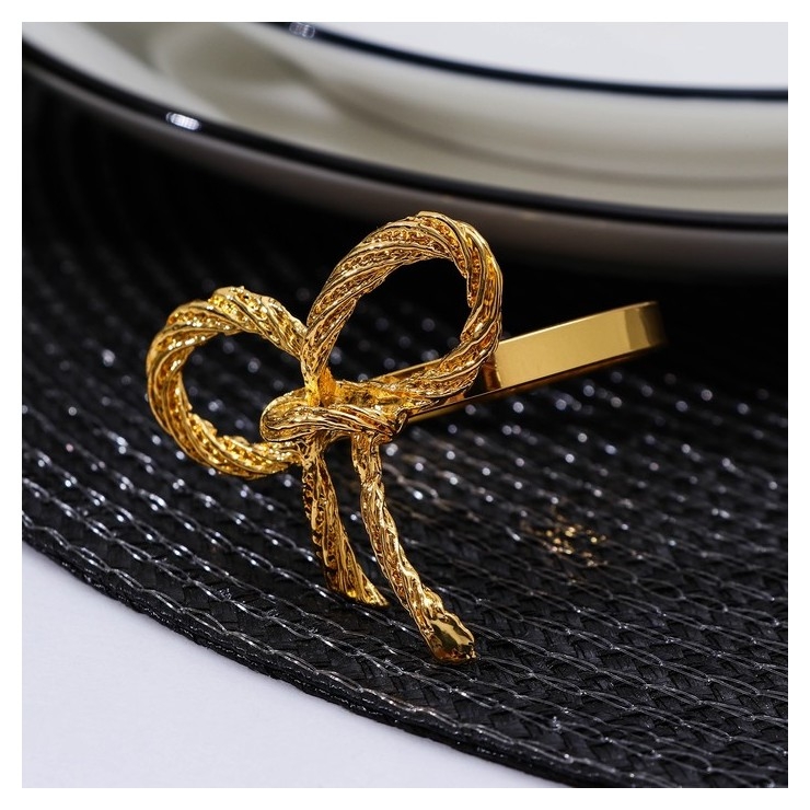 Кольцо для салфетки Noble, 4,5×5 см, цвет золотой