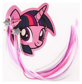 Набор прядей для волос на зажиме "Звездочки. искорка", My Little Pony, 40 см Hasbro