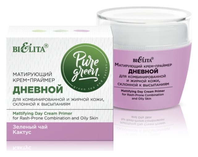 Отзыв на Крем-праймер для лица матирующий для комбинированной и жирной кожи дневной