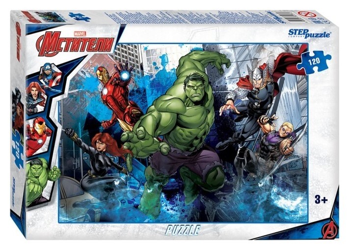 Пазл Marvel, 120 элементов  Step puzzle