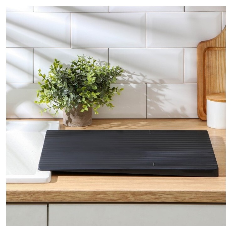 Сушилка для посуды, 40,5×33 см, цвет чёрный  Baroness