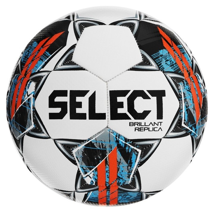 Мяч футбольный Select Brillant Replica V22, 812622-001, пвх, машинная сшивка, 32 панели, размер 5