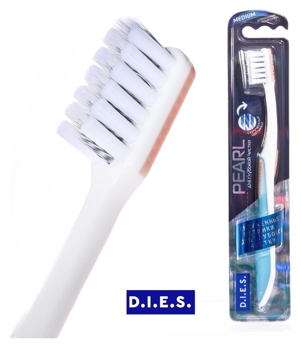 Зубная щётка D.i.e.s. Pearl, средняя жесткость  D.I.E.S.