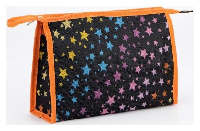 Косметичка на молнии, с подкладом, цвет чёрный  Бако Текстиль