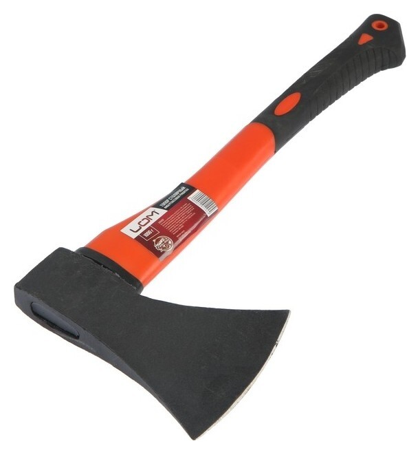 Топор столярный лом, фиберглассовое топорище 43 см, 1000 г  LOM
