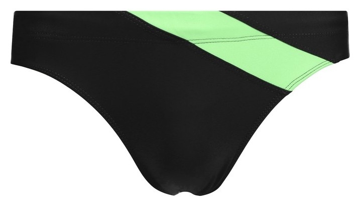 Плавки для плавания, р. 58, чёрный/зелёный