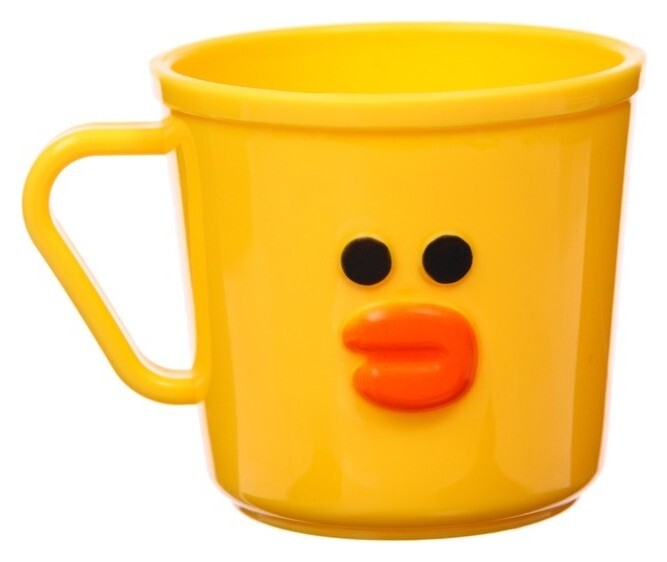 Кружка детская "Уточка", 220 мл., цвет желтый 