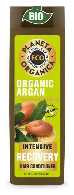 

Бальзам для волос Organic argan+brazilian keratin
