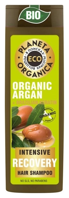 

Шампунь для волос Оrganic argan + brazilian keratin