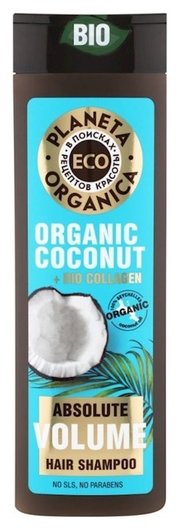 Шампунь для волос Оrganic coconut+bio collagen отзывы