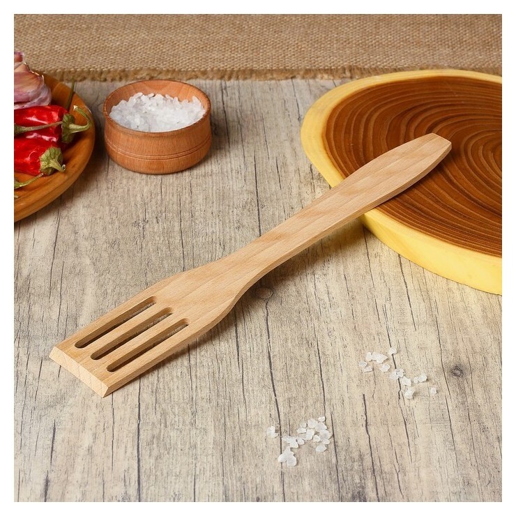 Лопатка кулинарная с отверстиями, 26 × 5 см  