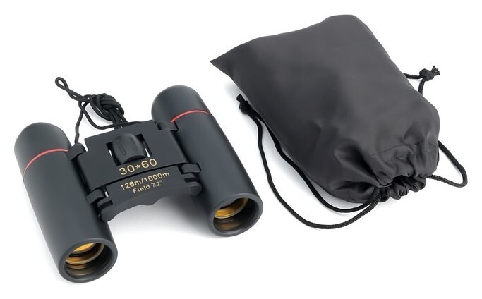 Бинокль оптический 7х20, черный  