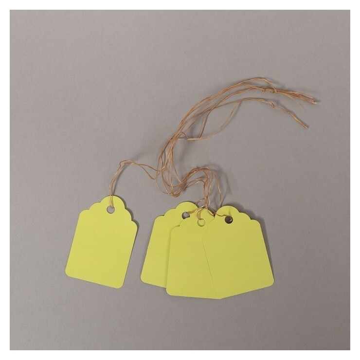 Бирки садовые для маркировки, 4,5 × 3 см, набор 20 шт., пластик, Greengo  Greengo