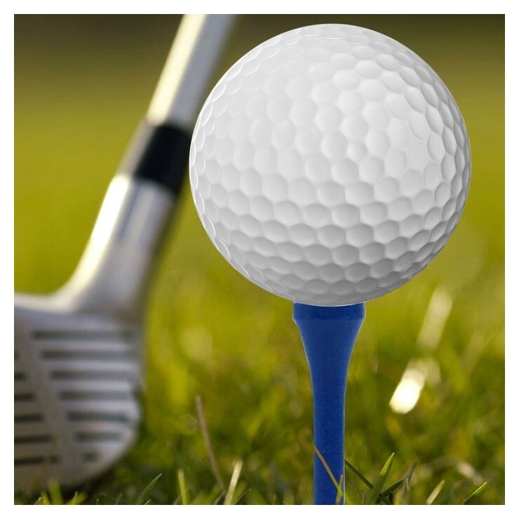 Набор подставок для гольф мяча из дерева, H-8.3 см, 10 шт  