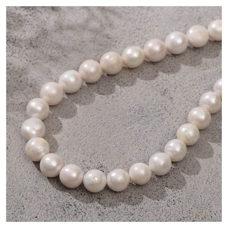 Бусины на нити шар №10 "Жемчуг барокко"  