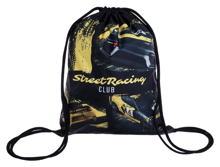 Мешок для обуви, 470 х 360 мм, "Оникс", мо-26-1р,"авто коллаж"  Оникс