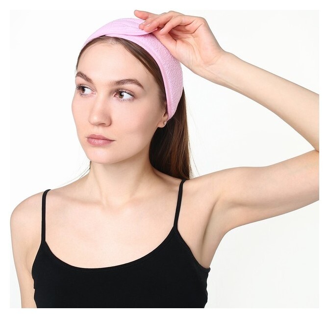 Головная повязка Lovelife, цв. розовый, 8,5*60 см  LoveLife