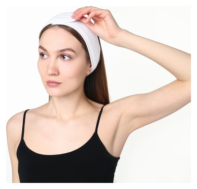 Головная повязка Lovelife, цв. белый, 8,5*60 см  LoveLife
