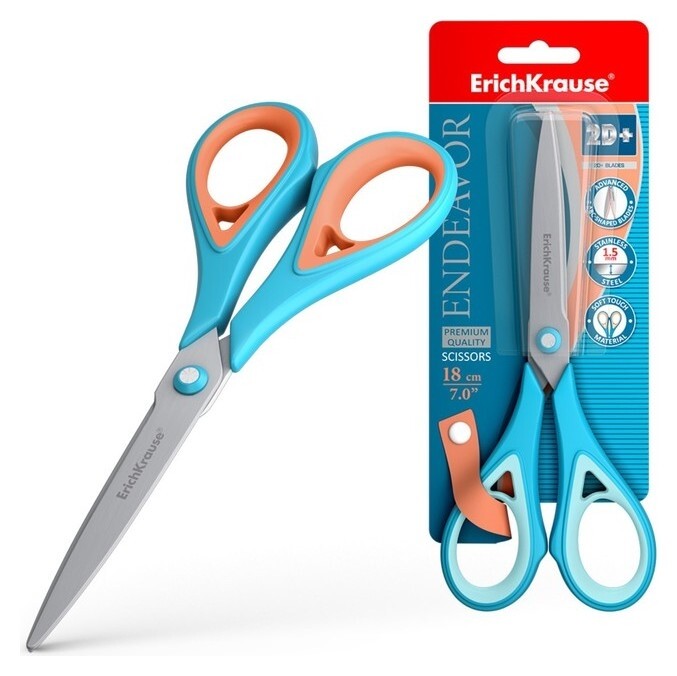 Ножницы 18см Erichkrause Endeavor, блистер  Erich krause