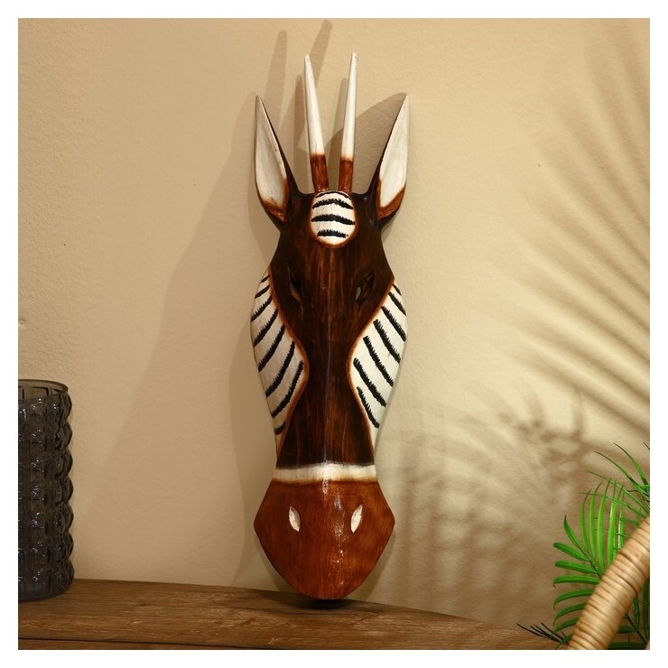 Маска "Зебра" албезия 55 см  