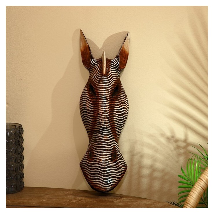 Маска "Зебра" албезия 55 см  