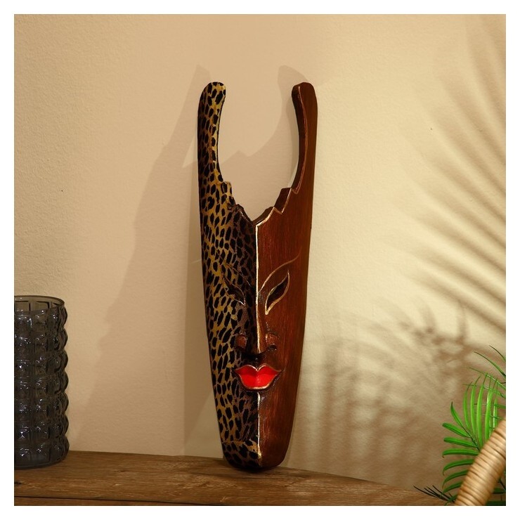 Маска "Юник" албезия, текстиль 15х6х50 см  