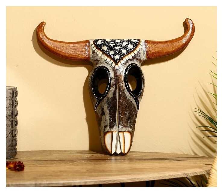 Маска "Буйвол" албезия 45х8х45 см 