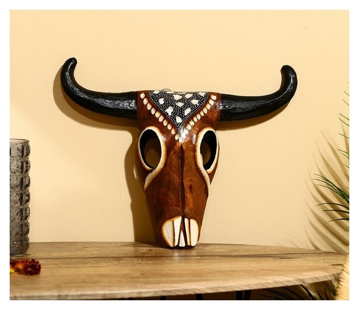 Маска "Буйвол" албезия 45х7х30 см 