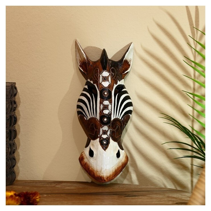 Маска "Зебра" албезия 30 см  