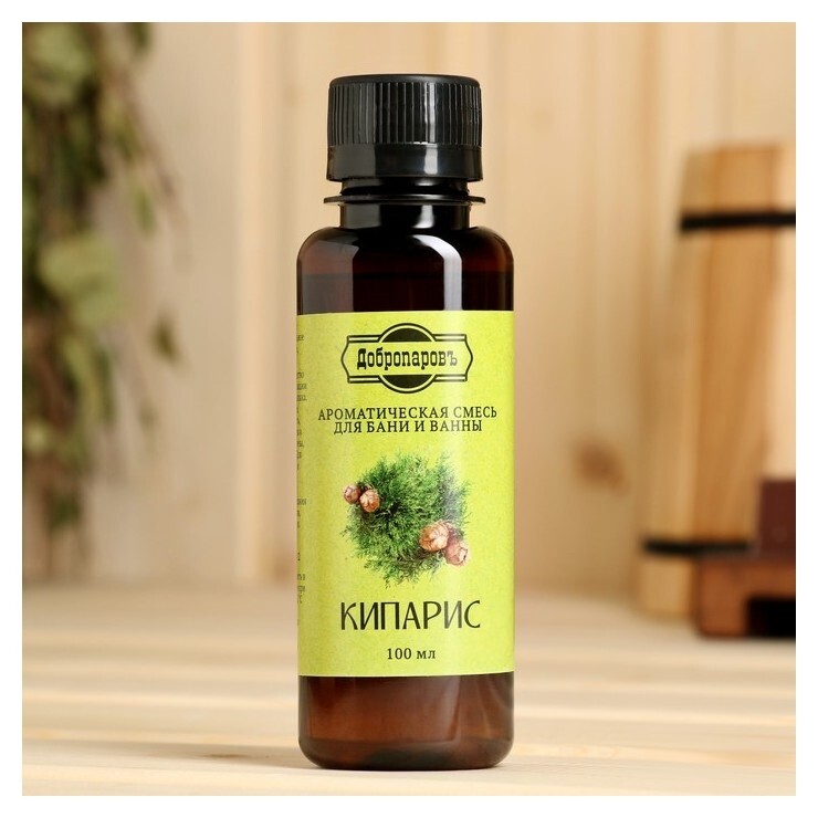 Ароматическая смесь для бани и ванны "Кипарис"натуральная, 100 мл"добропаровъ"  Добропаровъ