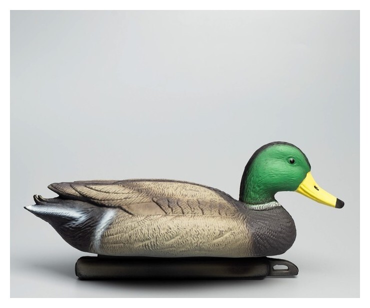 Чучело кряквы, подсадное "Birdland" плавающее, селезень, 40х15х17 см  