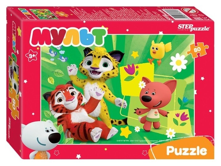 Пазл «Ми-ми-мишки», «сказочный патруль», 80 элементов  Step puzzle