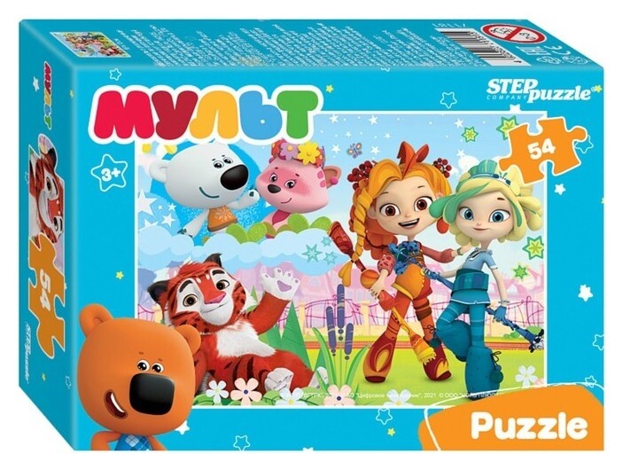 Пазл «Мультфильмы: ми-ми-мишки. сказочный патруль», 54 элемента  Step puzzle